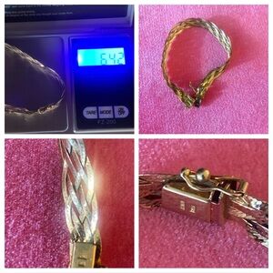 14 KG Italy Braided Bracelet Estate